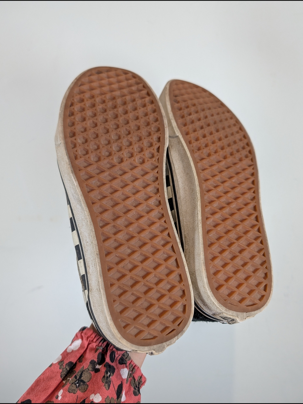 Vans Classic Checkerboard Skate Shoe - Black & White, Size 8 - Picture 6 of 6